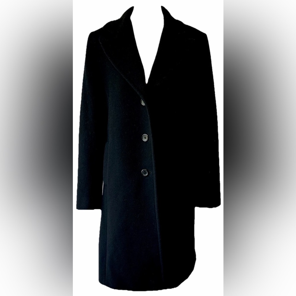 Larry Levine Vintage Wool Cashmere Overcoat